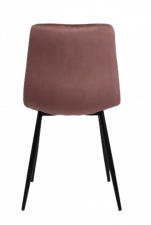 Мягкий дизайнерский стул с вертикальной прострочкой спинки, для ресторанов и кафе